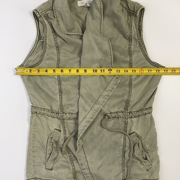 Kenneth Cole Reaction Green Draped Vest Medium - Picture 8 of 9